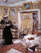 Edouard Vuillard, Wear black clothes woman